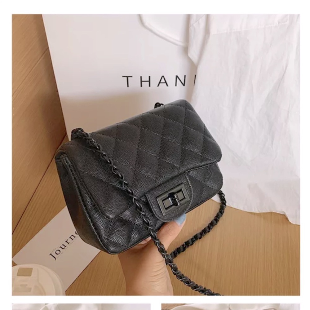 Black purse